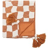 Bloomingville Rjavo-bež bombažna odeja 130x150 cm Chola – | Shoptok.si