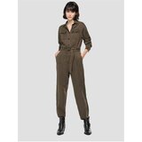 Replay Brown Women's Long Jumpsuit - Women Cene