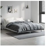 vidaXL Okvir kreveta boja betona 140x190 cm od konstruiranog drva Cijene