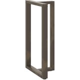  Noge barske mize T-oblike 2kosa naravno jeklo 60x35x(110-111)cm, (21828596) | Shoptok.si