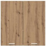 vidaXL viseći ormarić s policom riga umjetnički hrast 80 x 31 x 80 cm | shoptok.hr