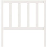  Uzglavlje za krevet bijelo 106 x 4 x 100 cm od masivne borovine | shoptok.hr