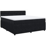  Krevet s oprugama i madracem crni 180x200 cm baršunasti | shoptok.hr