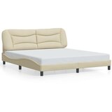  Okvir kreveta s LED-om bez madraca Hvar krem 180x200 cm Tkanina | Eponuda.com