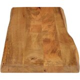 Stolna Mizna plošča 120x40x2,5 cm naraven rob trden mangov les | Shoptok.si