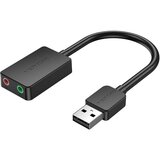 Vention ZUNANJA ZVOČNA KARTICA USB 2.0 TRS CDYB0 2-PORT 0,15 M, (5000064110) | Shoptok.si