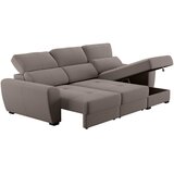 CARRYHOME KOTNA SEDEŽNA GARNITURA, velur rjava | Shoptok.si