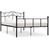  Za krevet crni metalni 140 x 200 cm Cijene