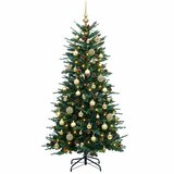  Umjetno božićno drvce s nogom 150 cm 150 LED lampica | shoptok.hr