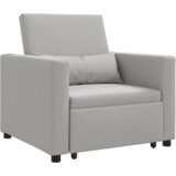 vidaXL 3-u-1 Singl Sofa Krevet Pretvarajući Fotelja Boja oblaka Tkanina | shoptok.hr