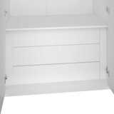 Bessagi Home Omara Za Oblačila, Alex, Bela, Š. 151cm | Shoptok.si