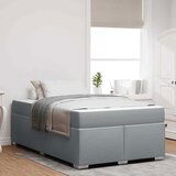 vidaXL Konstrukcija postelje Drugo Svetlo siva 120 x 190 cm blago | Shoptok.si