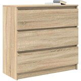  Komoda sonoma hrast 80x35x76 cm inženirski les | Shoptok.si