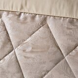 Catherine Lansfield Bež prošiven prekrivač od damasta 240x260 cm Damask Jacquard – | shoptok.hr