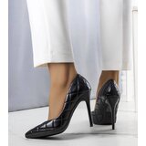 Gemre Black Quilted Stilettos Lore | ePonuda.com