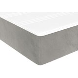 Box spring krevet s madracem svjetlosivi 100x200 cm baršunasti | shoptok.hr
