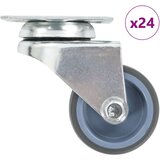vidaXL Udvojeni okretni kotačići 24 kom 50 mm | shoptok.hr