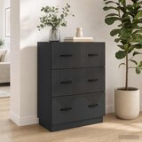  Ormar s ladicama Crna 66 x 34,5 x 87 cm Konstruirano drvo | Eponuda.ba