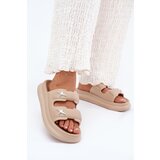 Boto Foam Women's Platform Slippers Dark Beige Falowena Cijene