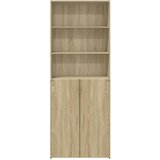  Visoka komoda boja hrasta 70x42,5x185 cm od konstruiranog drva | shoptok.hr