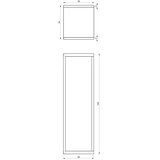  Stalak za cveće 100x30x34 cm, bela | Eponuda.com