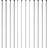 vidaXL Ograde 12 pcs Srebrno 130 cm Čelik s praškastim premazom | shoptok.hr