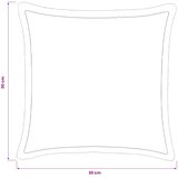  Presvlaka za jastuk 2 kom. HOUTEN Tamnosiva 30 x 30 cm Flanel | shoptok.hr