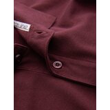 Ombre Men's BASIC single-color pique knit polo shirt - maroon | shoptok.hr