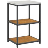 vidaXL Kuhinjski set za pohranu s policom s pohranom s vratima Podesiva 2 pcs Rđa 150 x 50 x 92 cm | shoptok.hr