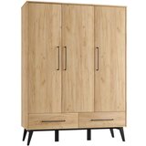 Pinio Otroška garderobna omara v dekorju bukve v naravni barvi 149x200 cm Retro – | Shoptok.si