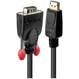 Lindy priključni kabel VGA 9-polni vtič\, DisplayPort vtič 3.00 m črna 41943 VGA kabel, (20421312) Cene