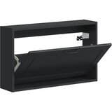  Ormar za cipele na zidu UTRECHT 71 x 17 x 43 cm Crna | shoptok.hr