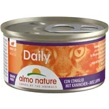Almo Nature Menu 6 x 85 g - Mousse z zajcem