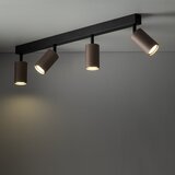 SPOT svetlo TUNE 4xGU10/10W/230V crna/braon | Eponuda.com