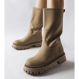 Gemre Brown Matte Hollie Boots | Shoptok.si