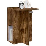  Stranska miza Dimljeni oreh 35 x 40 x 55 cm Konstruiran les, (5000201722) | Shoptok.si