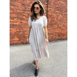 Och Bella Beige dress BI-25504.beige | shoptok.hr