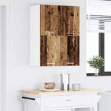 Viseći ormarić 2 pcs Stari drvo i bijela 60 x 31 x 40 cm | Eponuda.ba