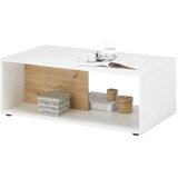 CARRYHOME klubska miza, 110/40/60 cm bela, hrast artisan Cene