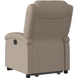  Naslonjač na podizanje od umjetne kože boja cappuccina | shoptok.hr