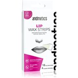 Andmetics Wax Strips Lips depilacijska traka s voskom za gornju usnu 16 kom | shoptok.hr