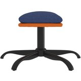  Tabure plavi 60x60x36 cm od tkanine i umjetne kože | shoptok.hr