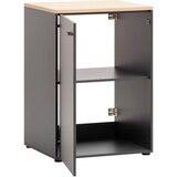 MID.YOU VEČNAMENSKA OMARA, antracit, barve hrasta | Shoptok.si