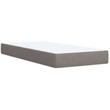 vidaXL Krevet s oprugama i madracem smeđesivi 90x190 cm od tkanine | shoptok.hr