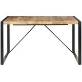 vidaXL Jedilna miza 140x140x75 cm robusten mangov les | Shoptok.si
