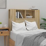  Uzglavlje s ormarićem boja hrasta sonome 100 x 18,5 x 104,5 cm | shoptok.hr