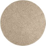 Maison Chic Rug, Preproga Beige Ø 120 cm Juta videz Notranji in zunanji, (22122698) Cene