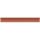  Stenska polica 2 pcs Rdeča 80 x 9 x 3 cm Konstruiran les, (5000201092) | Shoptok.si