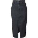 Only Krila Noos Bianca Midi Skirt - Washed Black Črna Cene