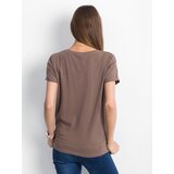 BASIC Feel Good T-shirt-RV-TS-4838.73P-brown | shoptok.hr